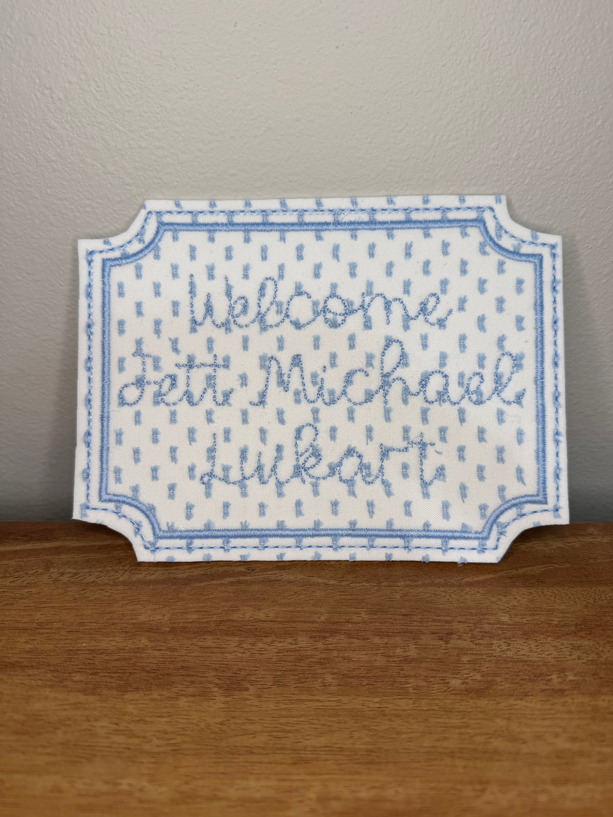 Bassinet Welcome Card