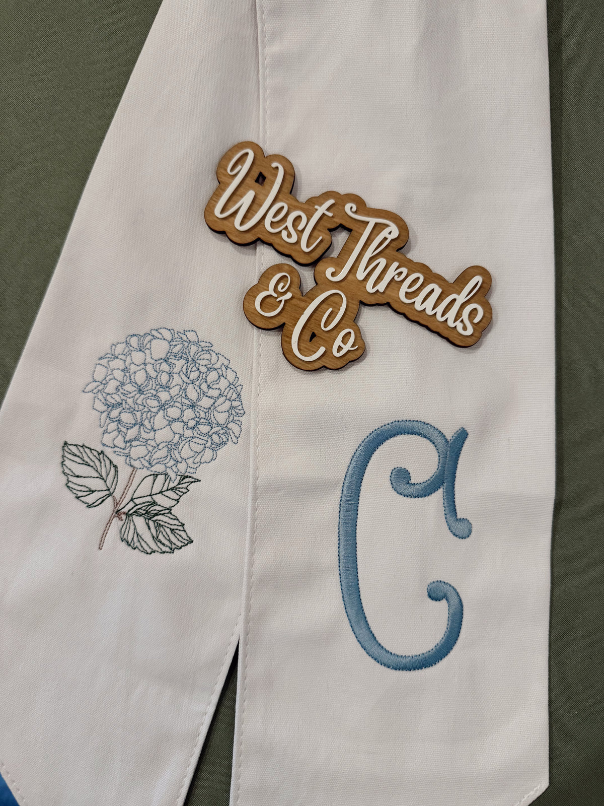 Solid Wreath Sash