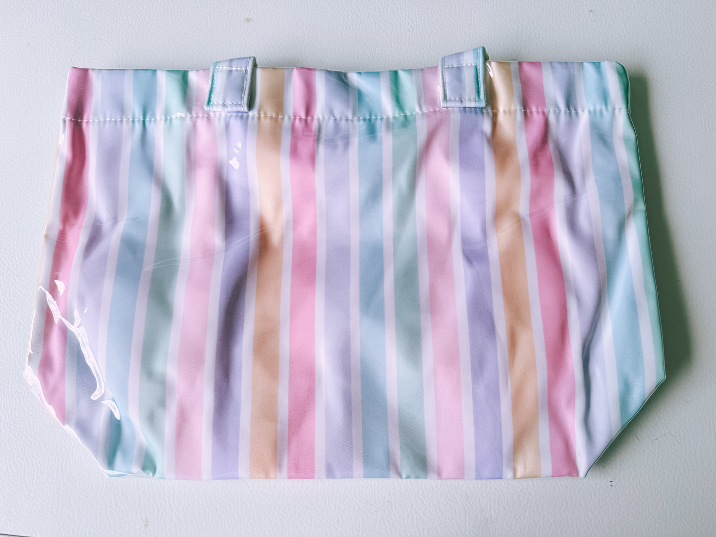 Striped Tote- Wipeable