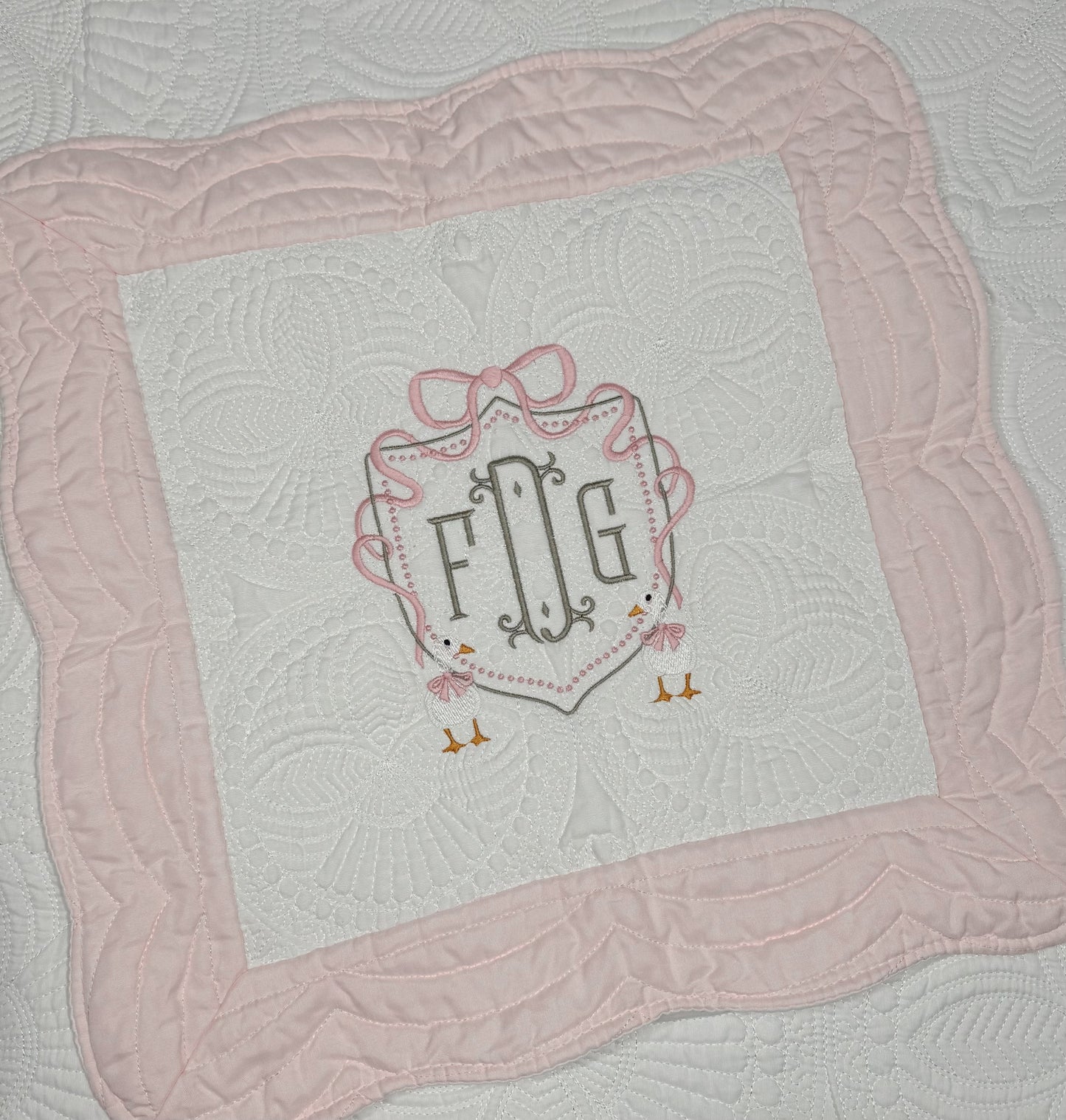 Quilted pillowcase