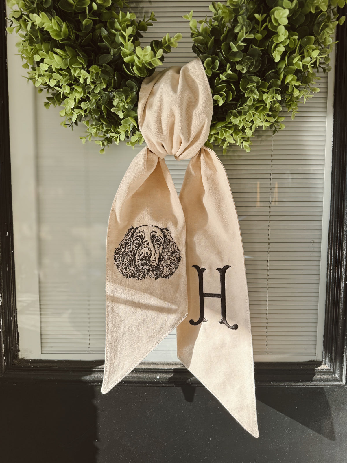 Solid Wreath Sash