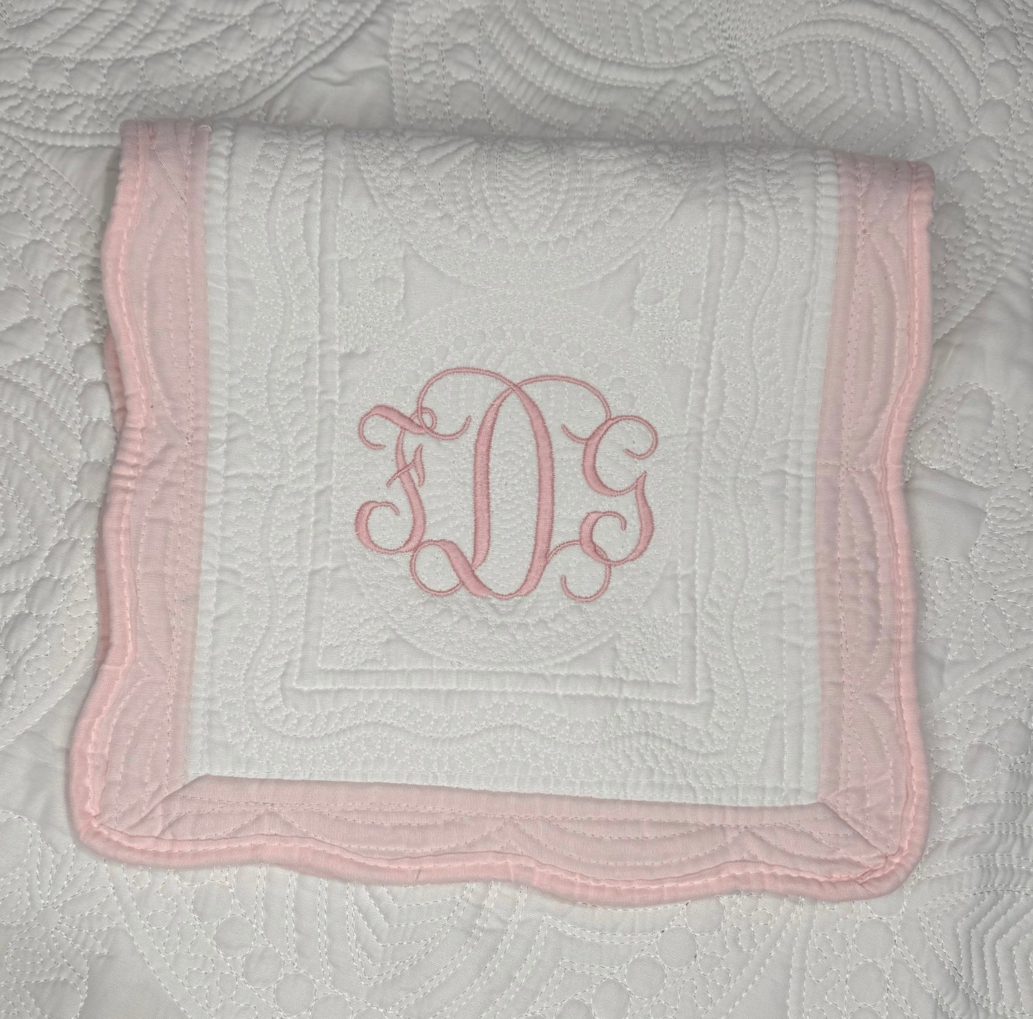Quilted burp cloth