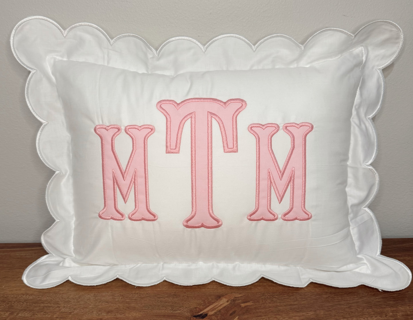 Scalloped Nursery Pillow