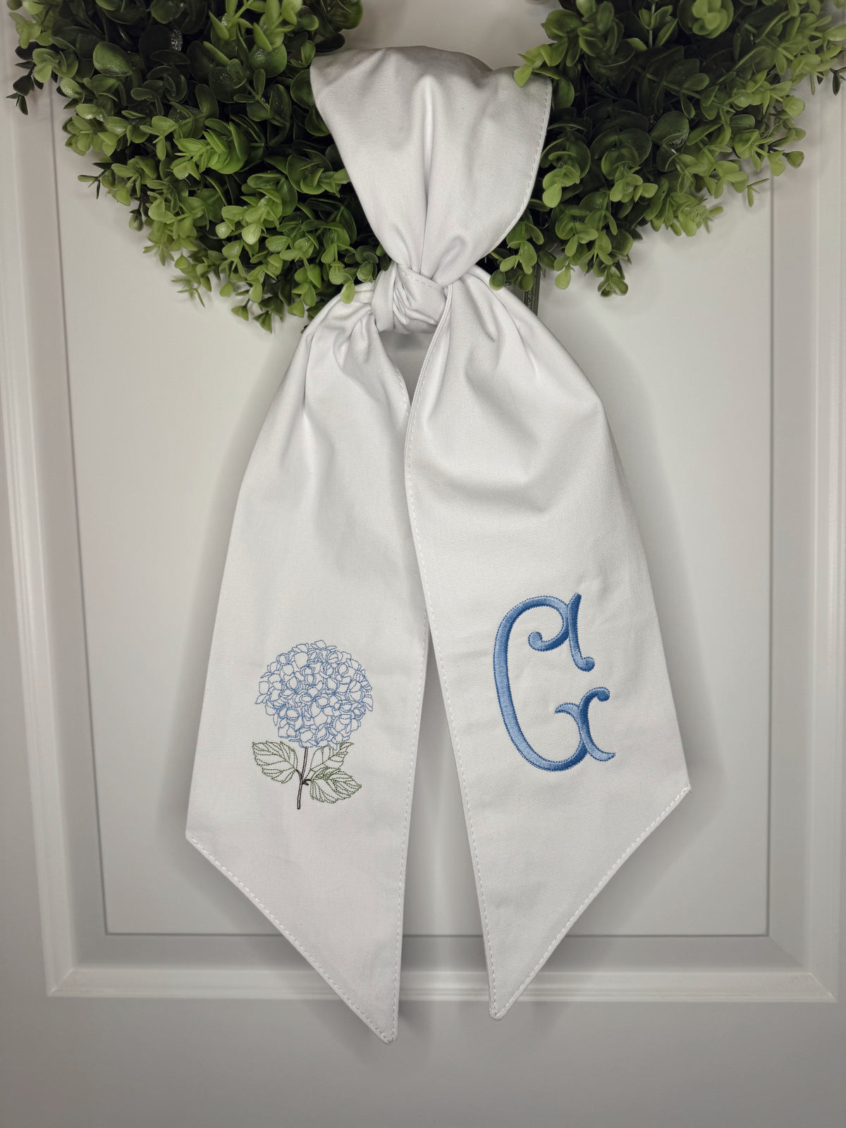 Solid Wreath Sash