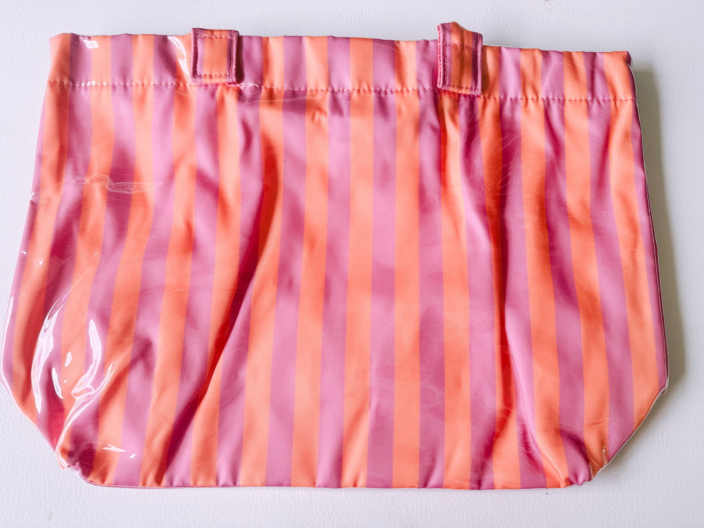 Striped Tote- Wipeable