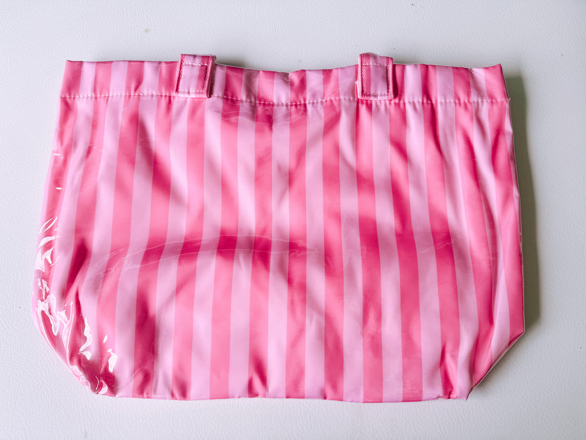 Striped Tote- Wipeable
