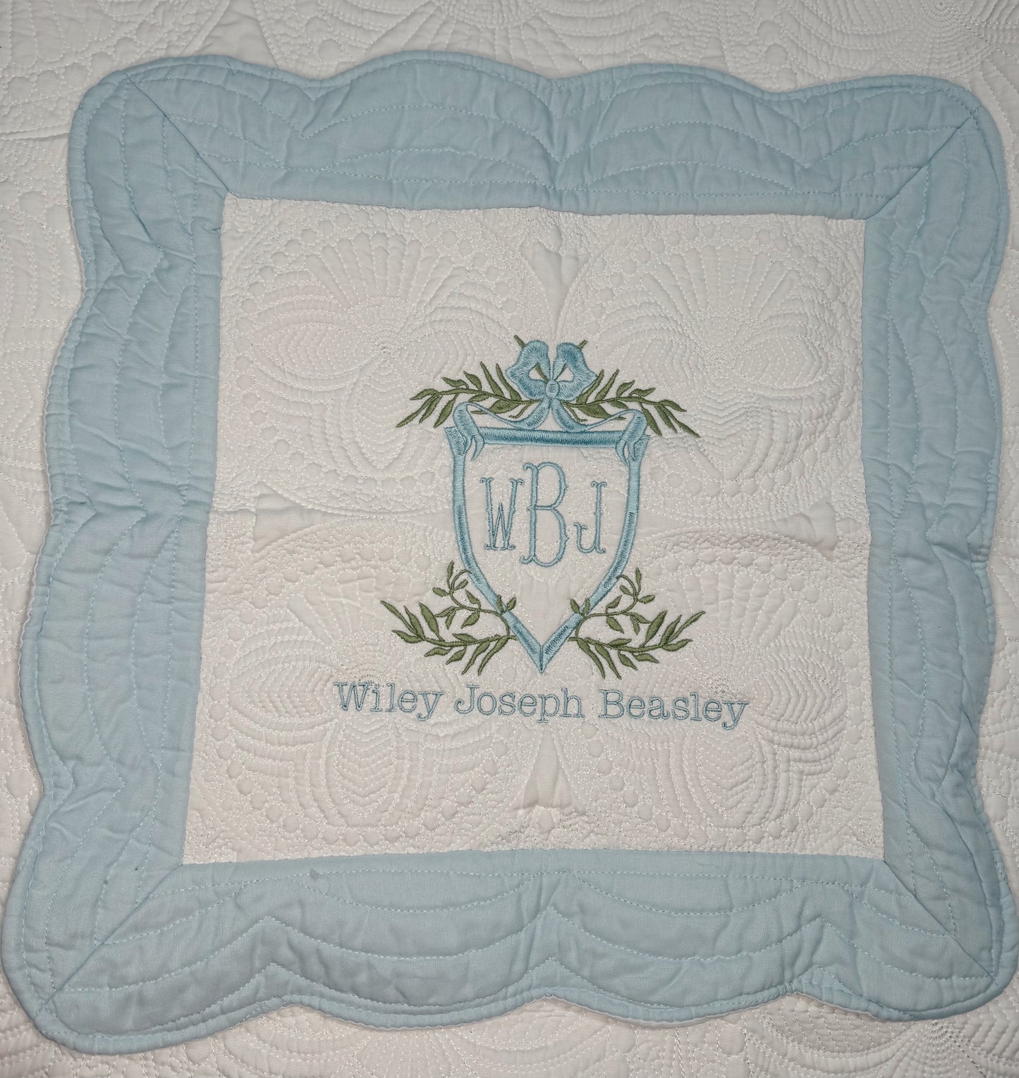 Quilted pillowcase