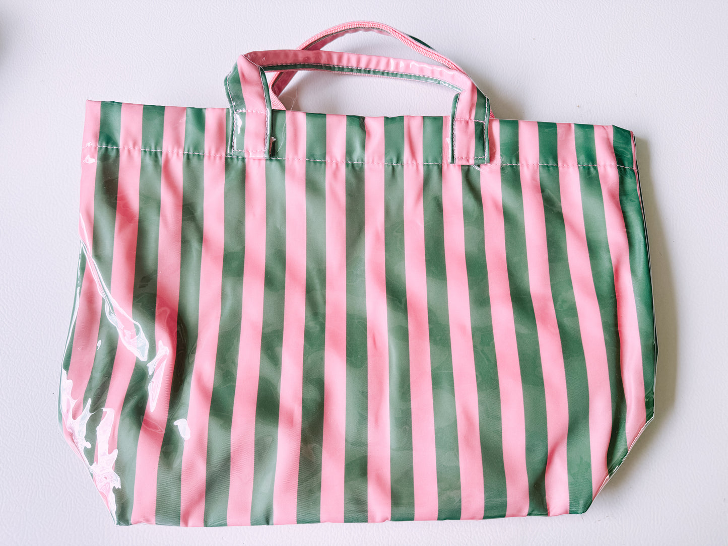 Striped Tote- Wipeable